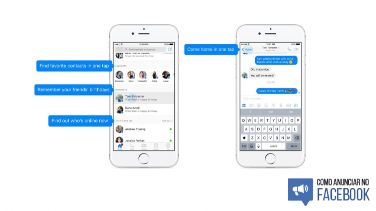 Facebook Messenger ganha nova atualização